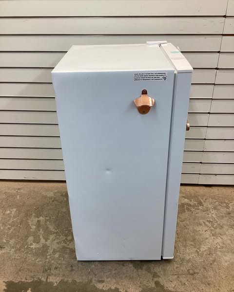 Frigidaire 3.2 cu. ft. Retro Mini Refrigerator with Side Bottle Opener in White