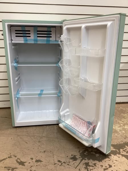 Frigidaire 3.2 cu. ft. Retro Mini Refrigerator with Side Bottle Opener in Sage Green