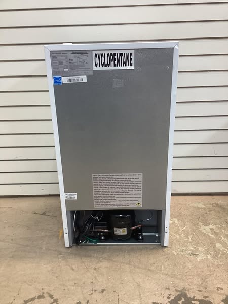Frigidaire 3.2 cu. ft. Mini Refrigerator with compact freezer and Eraser Board in White