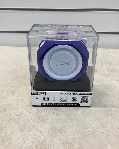 Altec Lansing HydraTrek Bluetooth Waterproof Speaker, Color Blue/White