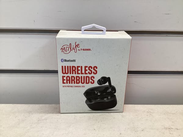 24/7 Life by 7-Eleven Wireless Earbuds with Portable Charging Case