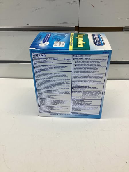 PhysiciansCare Ibuprofen Medication (2-Pack, 200 mg, 50-Packs/Box)