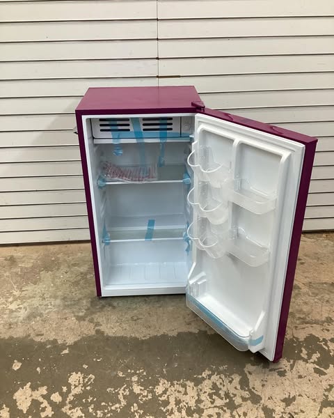 Frigidaire 3.2 cu. ft. Retro Mini Refrigerator with Side Bottle Opener in Purple