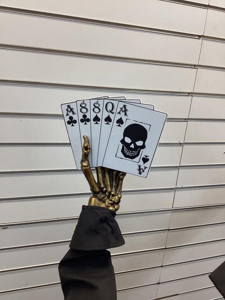 Home Accents Holiday 6.5 ft. Grave & Bones Animated LED Jack of Spades