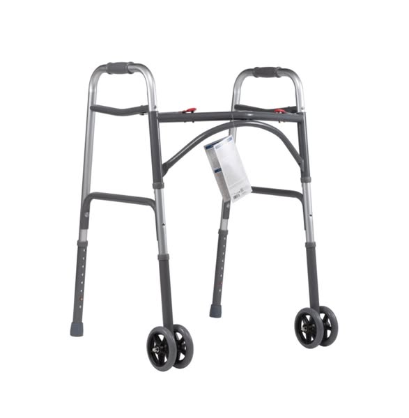 Dynarex Bariatric Walker with Wheels