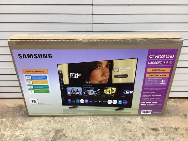 SAMSUNG 55” Class U8000F Series 4K Crystal UHD Smart TV