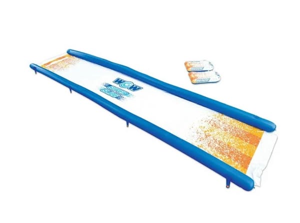 WOW Super Slide 26' Giant Backyard Water Slide with Built-in Sprinklers & Sleds