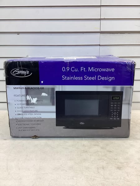 Ginny's .9 Cu. Ft. Metallic Microwave