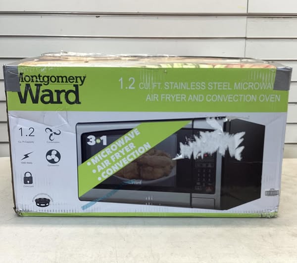 Montgomery Ward 1.2 Cu Ft Microwave with Air Fryer Oven