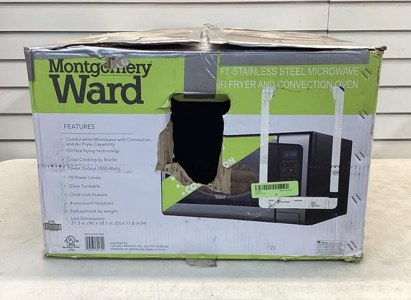 Montgomery Ward 1.2 Cu Ft Microwave with Air Fryer Oven