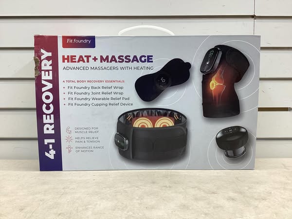 Fit Foundry 4-in-1 Heat & Massage Recovery Pack