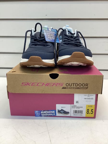 Skechers Women's Mesh Trail Sneaker Navy Color Size 8.5