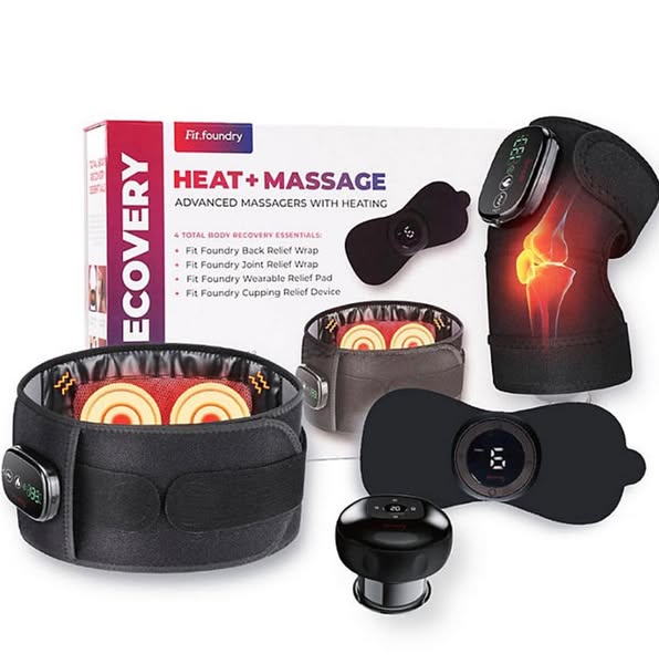 Fit Foundry 4-in-1 Heat & Massage Recovery Pack
