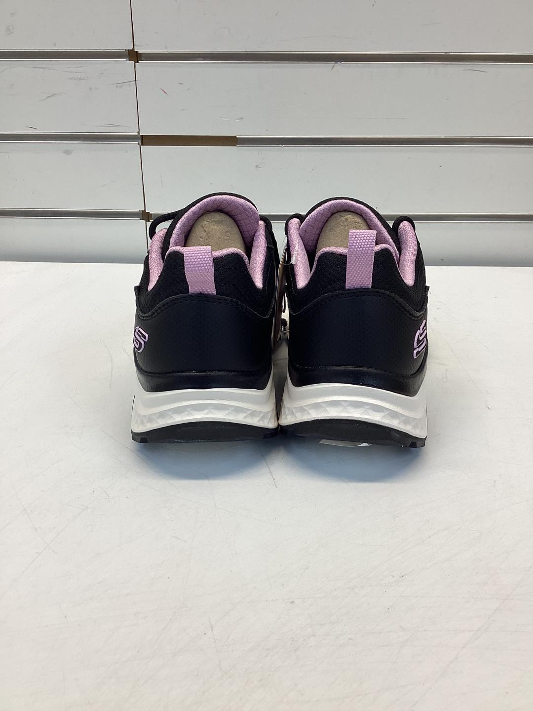 Skechers Women's Mesh Trail Sneaker Black/Pink Color Size 7