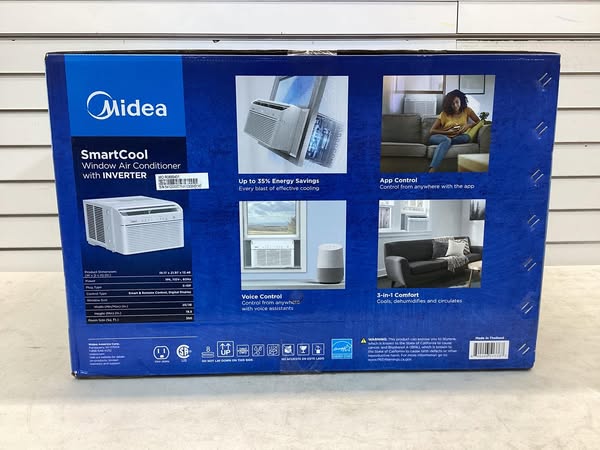 Midea 8,000 BTU Easy Cool Inverter Window Air