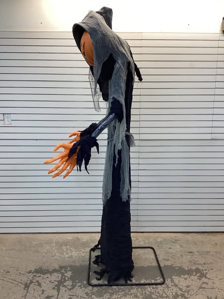 Lewis & Friends™ 8' Halloween Light and Sound Lewis the Pumpkin Ghoul - Hyde and EEK! Boutique