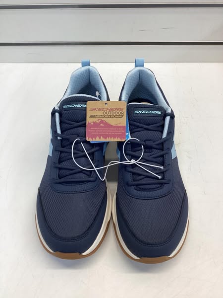 Skechers Women's Mesh Trail Sneaker Navy Color Size 10