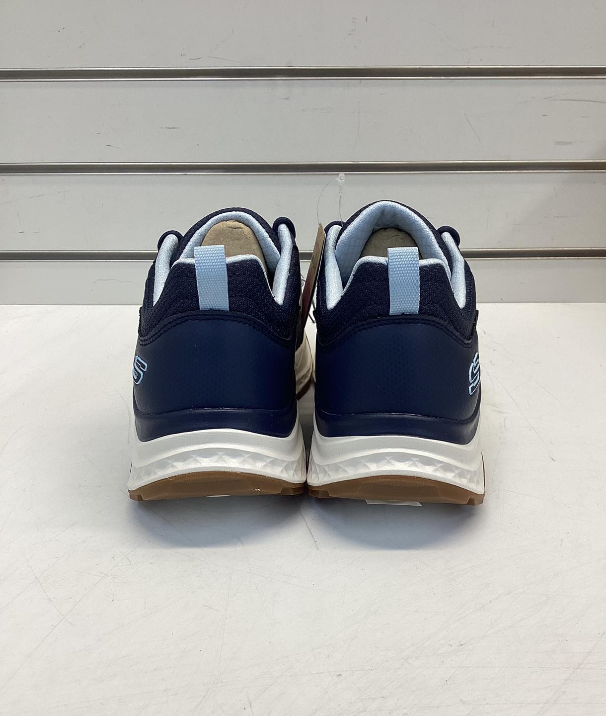 Skechers Women's Mesh Trail Sneaker Navy Color Size 10