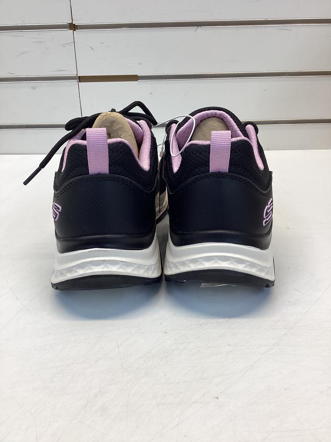 Skechers Women's Mesh Trail Sneaker Black/Pink Color Size 9