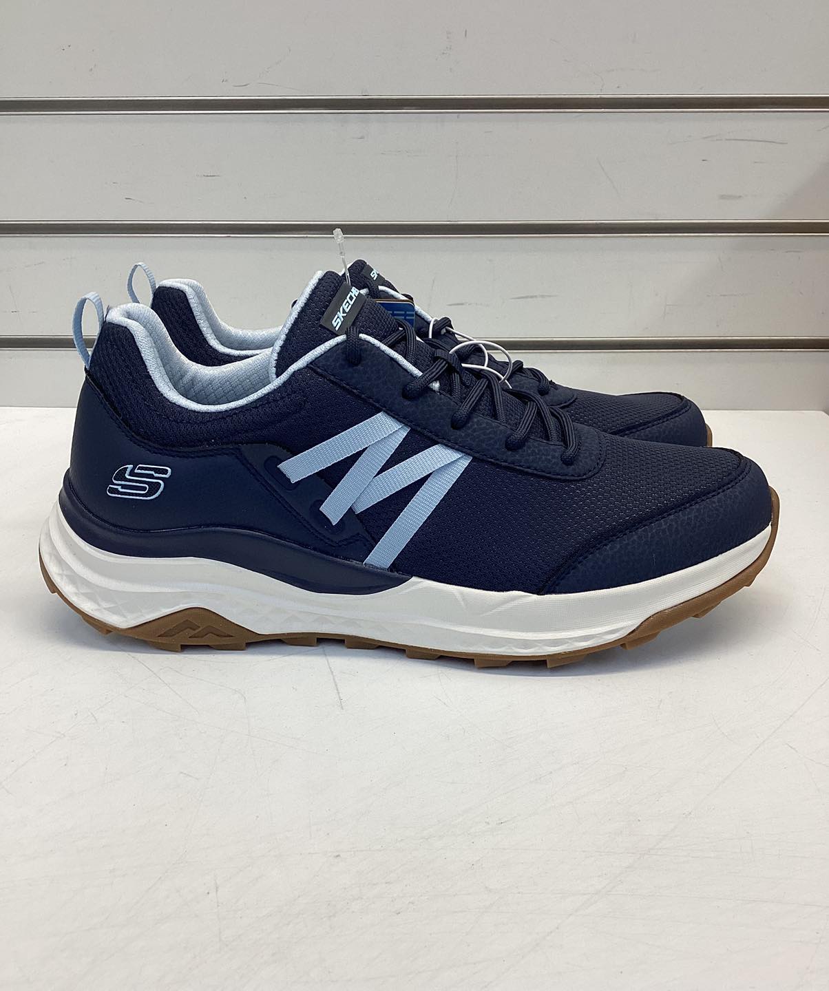 Skechers Women's Mesh Trail Sneaker Navy Color Size 10