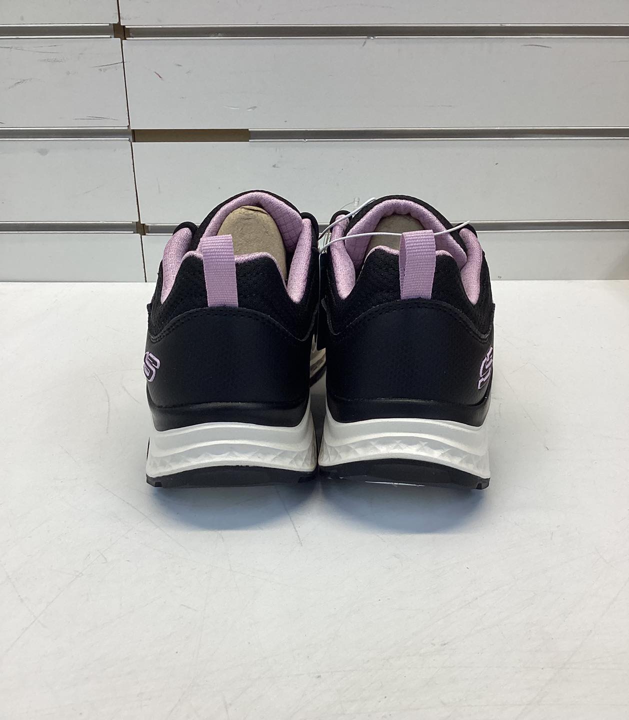 Skechers Women's Mesh Trail Sneaker Black/Pink Color Size 8.5