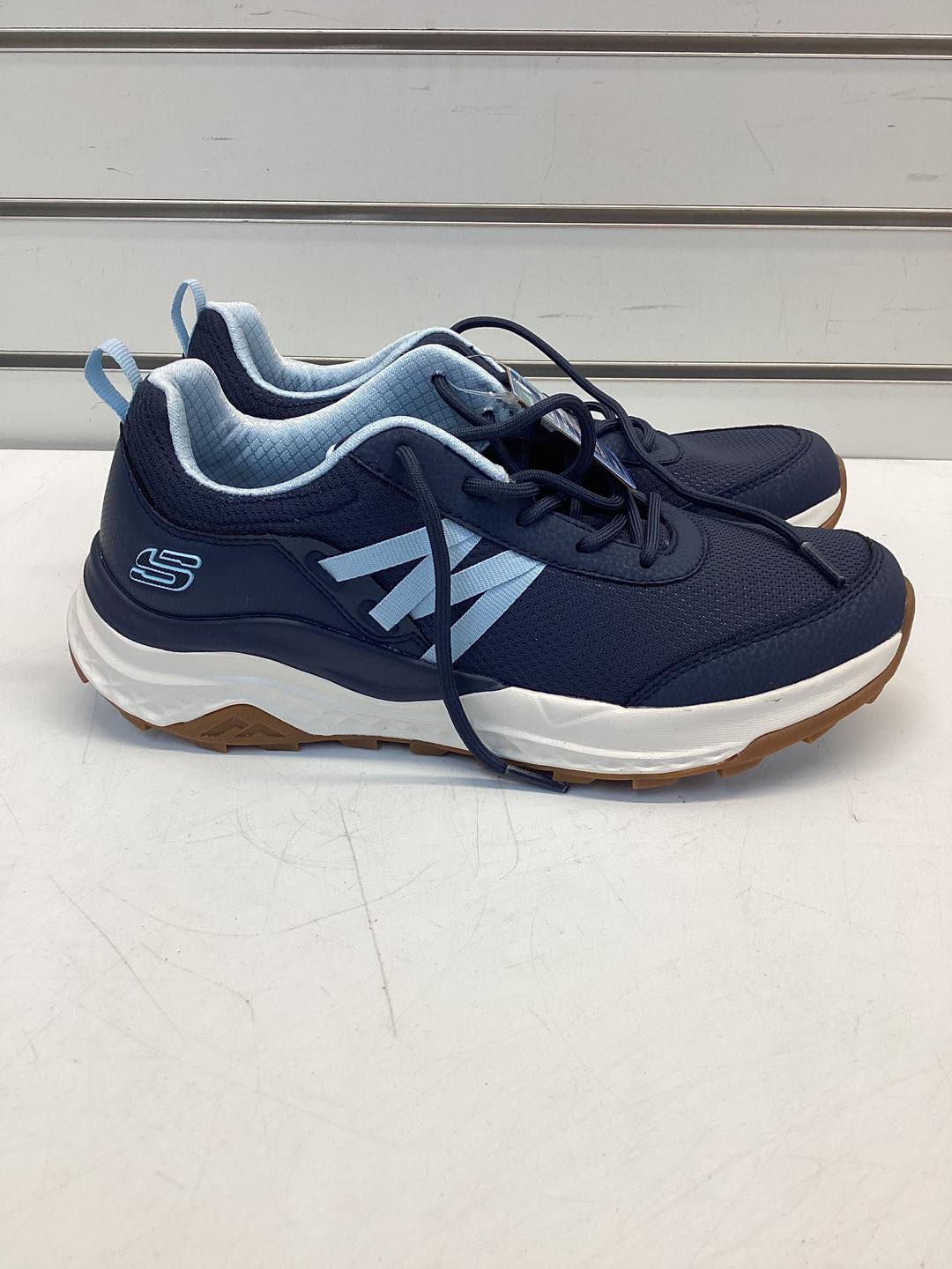 Skechers Women's Mesh Trail Sneaker Navy Color Size 8.5