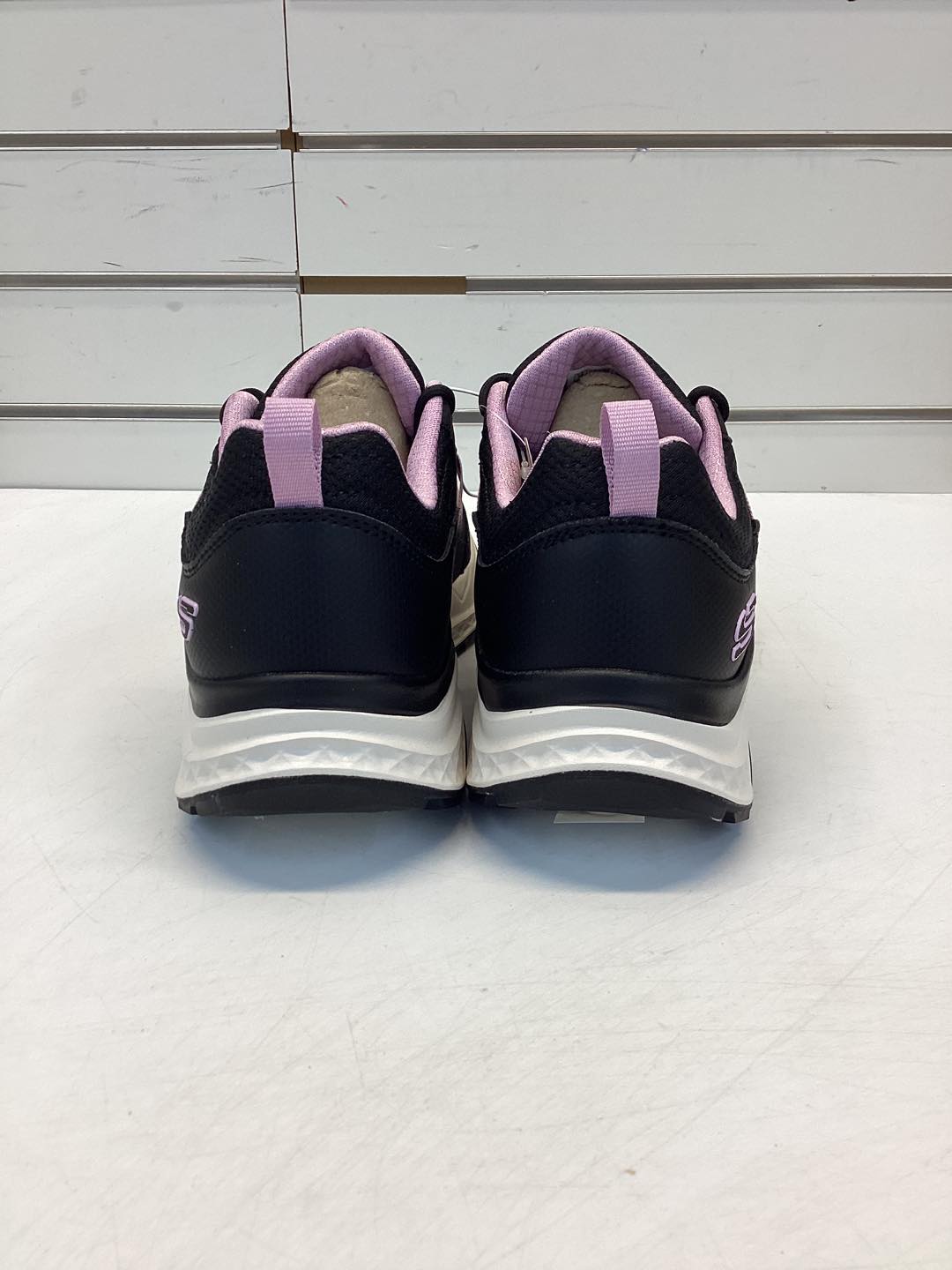 Skechers Women's Mesh Trail Sneaker Black/Pink Color Size 10
