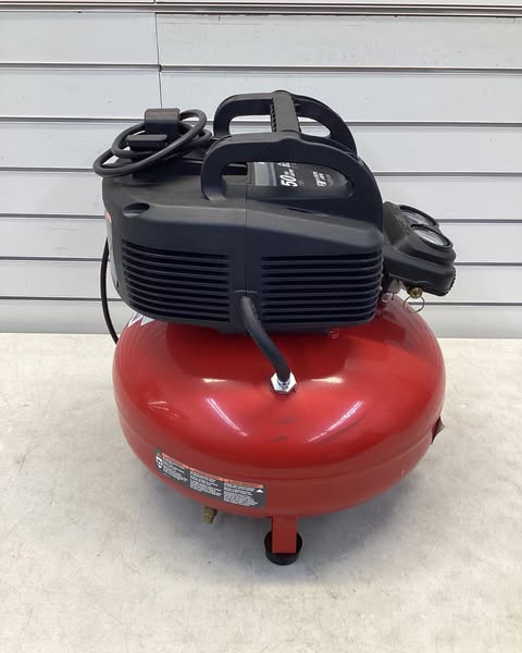 Porter-Cable 6 Gal. 150 PSI Portable Electric Pancake Air Compressor - Lightly Used