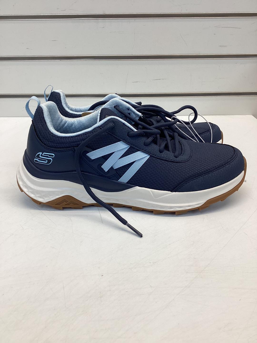 Skechers Women's Mesh Trail Sneaker Navy Color Size 7.5