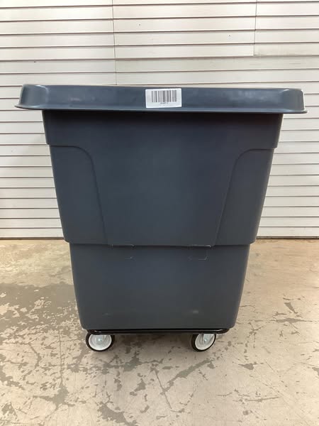 General Purpose Cube Truck: 27 cu ft Cubic Foot Capacity, 800 lb Load Capacity, Gray