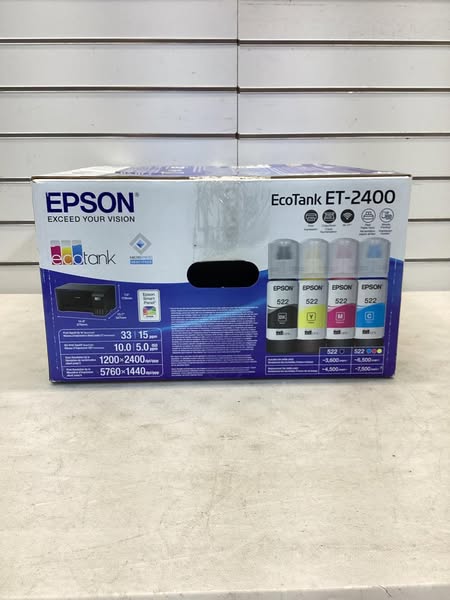 Epson EcoTank ET-2400 Wireless Color Inkjet Printer - Lightly Used