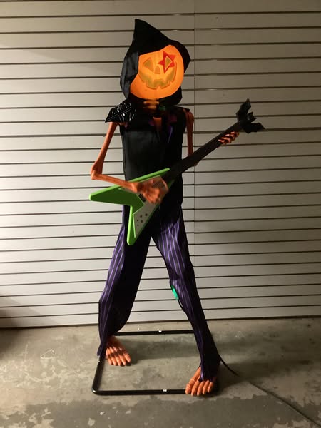 Hyde and Eek! 5'5" LED Sound & Motion Activated Pumpkin Rocker