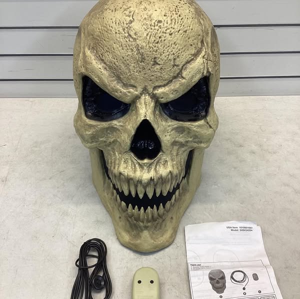Home Accents Skelly Scary Head W/ LCD LifeEyes Accessory Replacement Upgrade
