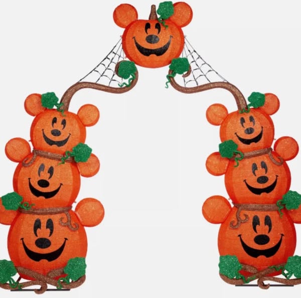 Disney Halloween Pumpkin Arch
