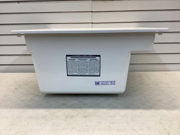 MUSTEE Vector 22 in. x 25 in. Fiberglass Self-Rimming MultiTask Sink in White