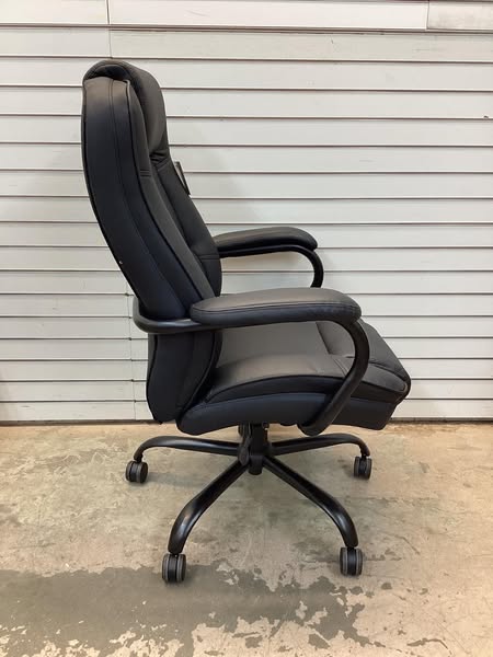 HERCULES Series Big & Tall 400 lb. Rated Leather Soft Swivel Ergonomic Task Office Chair