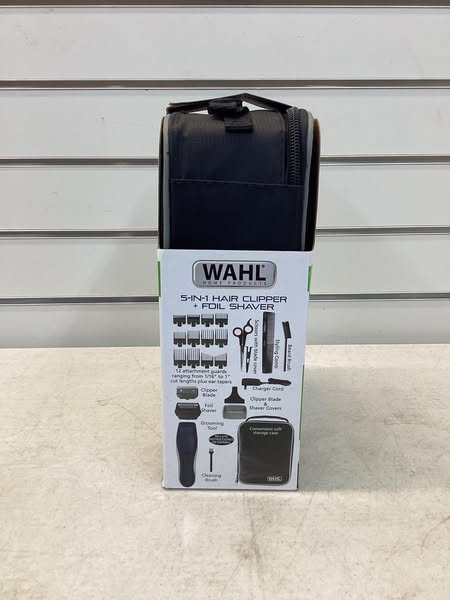 Wahl Clip & Shave 2 in 1 Cordless Rechargeable Hair Clipper and Electric Shaver for Men for Head, Face & Body