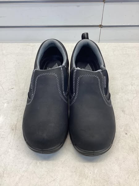 AVENGER SAFETY FOOTWEAR Women's Composite Toe Slip-On Work Boot, Black, Size 8, Wide