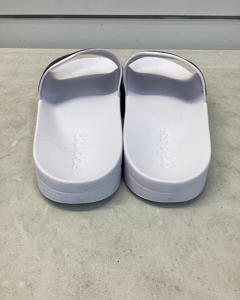 Adidas Adilette Shower Slide, Size 11, Color White/Black