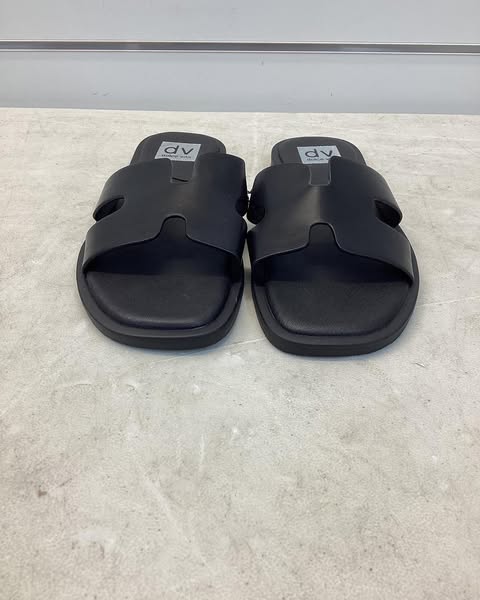 DV Dolce Vita Women's H-Band Slide Sandal, Size 7, Color Black