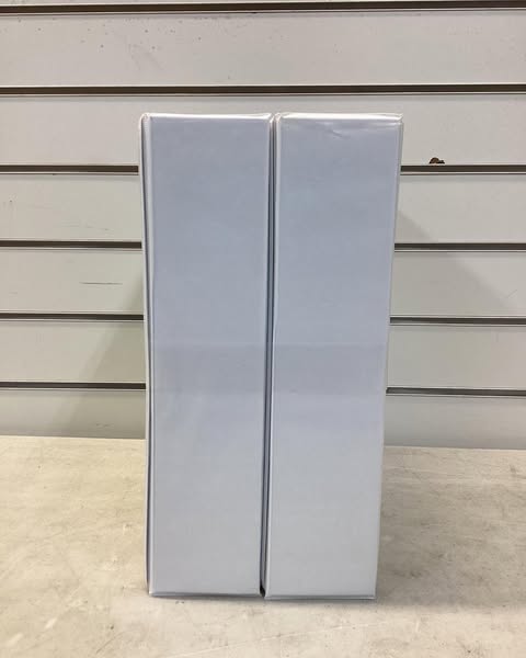 Member's Mark 2" D-Ring View Binder, White 4 pk.