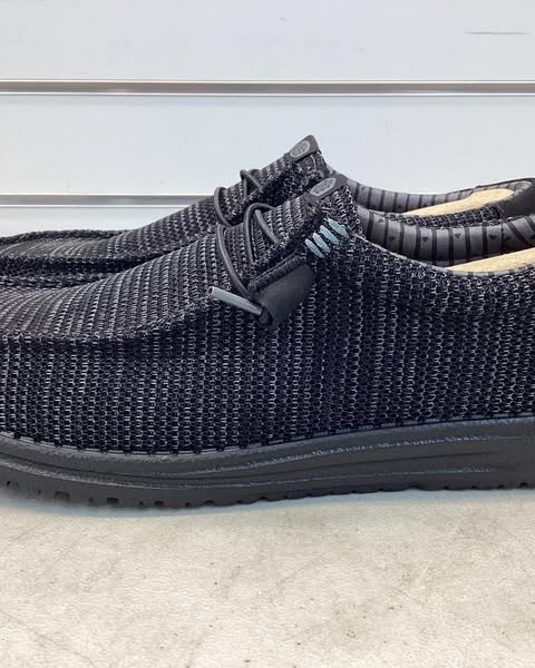 Hey Dude Men's Wally Stretch, Size 12, Color Black