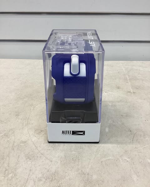 Altec Lansing HydraTrek Bluetooth Waterproof Speaker, Color Blue/White