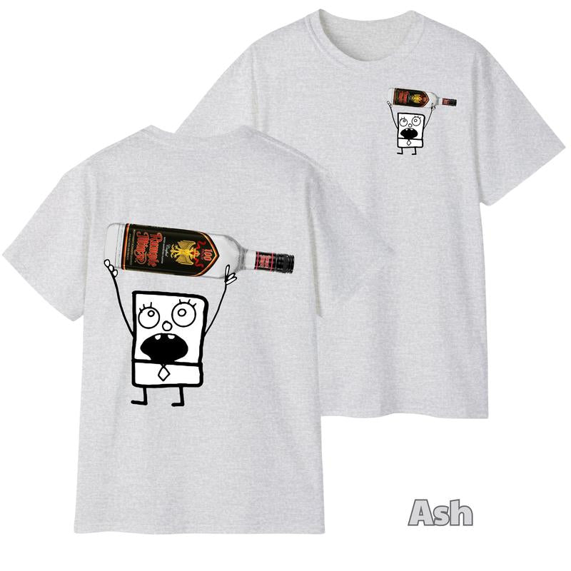 Doodlebob Rumple Minze 2-Sided Shirt for Men & Women - Cotton Crew Neck Unisex Top, Perfect Gift for All
