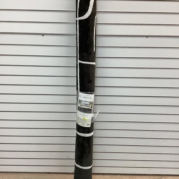 Abstract Lines Outdoor Area Rug Black - Threshold