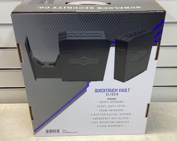 QuickTouch Slide Vault Digital + Bio Handgun Safe