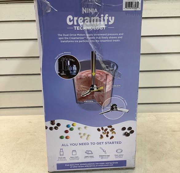 Ninja CREAMi 7-in-1 Ice Cream & Sorbet Maker with Additional Pints - Lightly Used