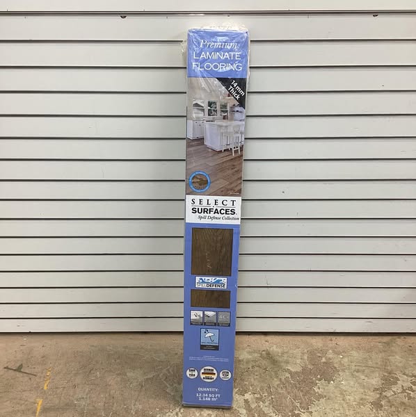 Select Surfaces Barnwood SpillDefense Laminate Flooring, 12.34 sq. ft.