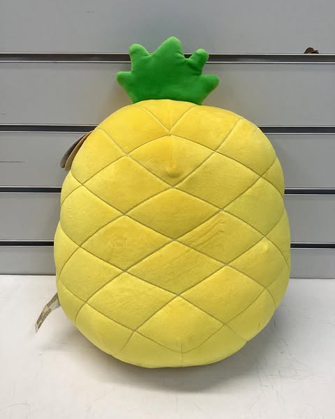 Smoko 12" Pineapple Tayto Deluxe Plush: Polyester Stuffed Animal Toy