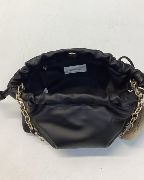 Universal Thread Black Purse with Gold Chain